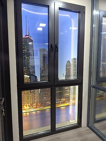 Алюминиевые окна на заказ: Алюминиевое окно на заказ, Тип окна: Витражные, Панорамные, Стандартные, Декоративные особенности: Другие особенности, Бесплатная установка, Без рассрочки — 13