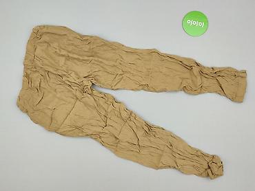 beżowy: Spodnie materiałowe damskie, rozmiar M — 3