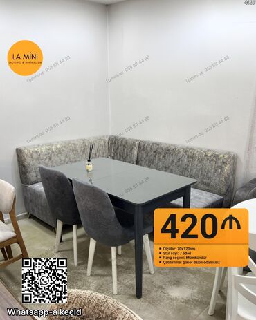 барный стол на кухню: Mətbəx üçün, Açılmayan, Dördbucaq masa