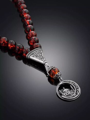 Təsbehlər: Endirim!!! 100% təbii bütöv daş kəhrəba — 10