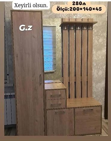 su matoru markus: Dəhliz üçün çoxfunksiyalı giriş mebeli dəsti Ölçü: 200 × 140 × 45 sm — 1