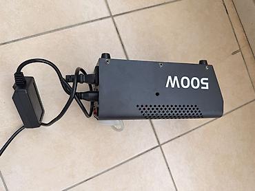 Tədbirlərin təşkili: 500W duman/fog maşını - Güc: 500W (korpus üzərində qeyd olunub) - — 4