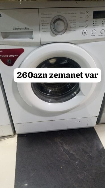 Soyuducular: Paltaryuyan maşın LG, 6 kq, İşlənmiş, Avtomat, Kredit yoxdur, Ünvandan götürmə, Ödənişli çatdırılma