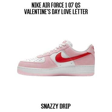 lacoste поло: NIKE AIR FORCE 1 07 OS VALENTINE'S DAY LOVE LETTER Размер 41-45