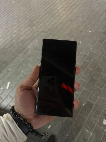 ikinci el samsung telefonlar: Samsung Galaxy S22 Ultra, 256 GB, rəng - Qara, İki sim kartlı