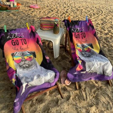 Другой текстиль: Пляжное полотенце Полностью состоит из 100% натурального хлопка — 10