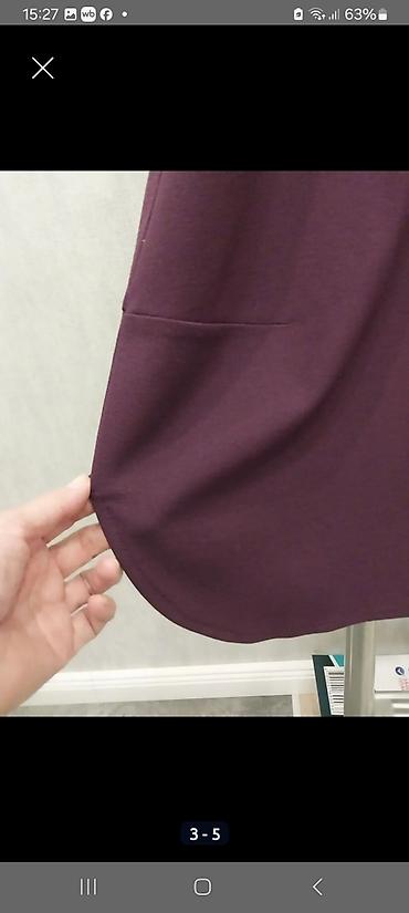 oversize: Повседневное платье, Турция, Осень-весна, Длинная модель, Трикотаж, Оверсайз, M — 3