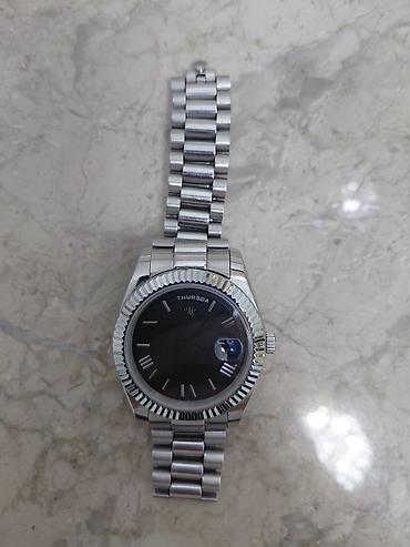 klassik saatlar: İşlənmiş, Qol saatı, Rolex, rəng - Gümüşü — 1