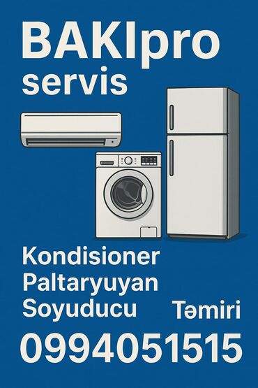 Kondisionerlər: Kondisioner ustasi Kondisioner temiri Paltaryuyan ustasi ремонт