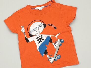 pomarańczowa koszulka dla dziewczynki: Koszulka, 6-9 m, stan - Bardzo dobry