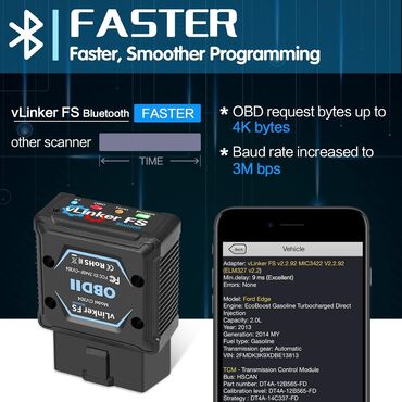 Alati za automobile: Vgate vLinker FS ELM327 Bluetooth za Ford, Mazda, Lincoln i Mercury — 9