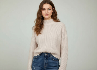 sweter w paski c a: Sinsay, Women`s sweater, size XS (EU 34)