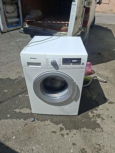 paltaryuyan 2 ci əl: Paltaryuyan maşın Siemens, 8 kq, İşlənmiş, Avtomat, Qurutma var — 1