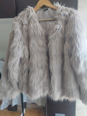 zimske jakne benetton: XL (EU 42), With lining, Faux fur, color - Beige