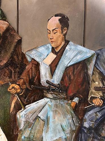 yağ satışı: 🎨 **“Hakari – Şərəfli Ölüm”** Təmiz kətan üzərində işlənmiş, tamamilə — 2
