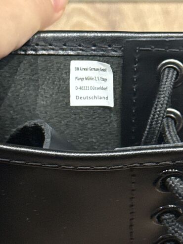 Çəkmələr: Original DR MARTENS ÇEKME Dr. Martens 1460 üslublu qara dəri krujevli — 5