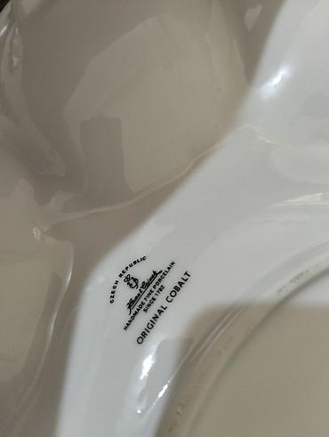 Süfrə aksesuarları: Çexiya istehsalı “Bohemia” (Bohemia porcelain) markalı üç bölməli — 2