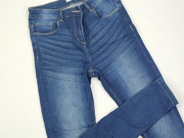 jeans leggings: Spodnie jeansowe, 14 lat, 164, stan - Dobry