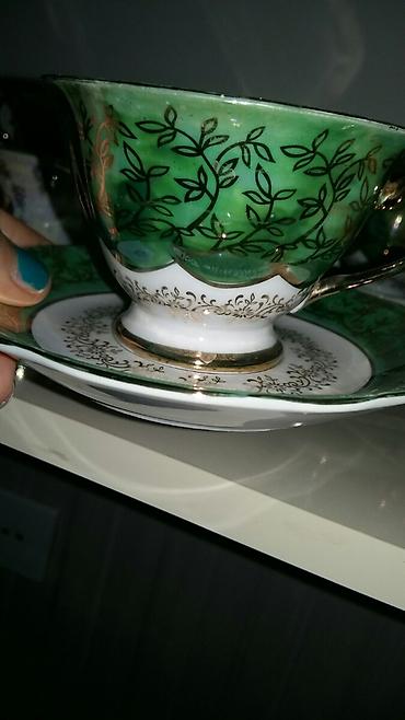 çay servis: Çay dəsti, rəng - Yaşıl — 5