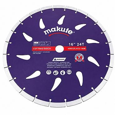 Kəsici disklər: №: 3265 Məhsulun adı: Kəsmə diski Makute RC-121-400 almaz 400 mm — 1