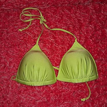 dax intimo: Zeleni bikini komplet – trouglasti gornji deo i klasičan donji deo - — 2