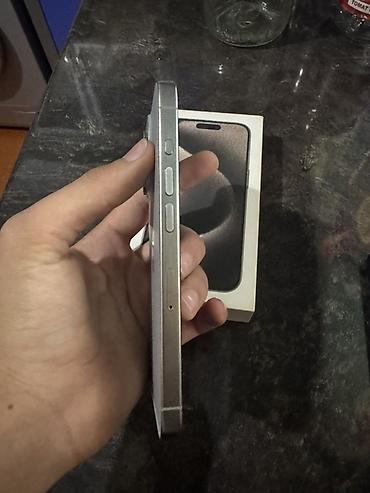 2ci el soyuducu: IPhone 15 Pro, 128 GB, Natural Titanium, Face ID — 3