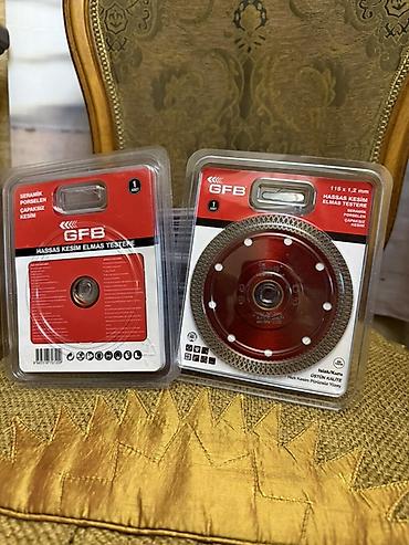 kəsim aparatı: Məhsul: GFB “Hassas Kesim Elmas Testere” diskı - Ölçü: 115 mm x 1,2 — 1