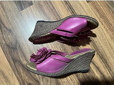 ps papuce bele: Preslatke papuce od vestacke koze,broj 37,duzina gazista 22,5 cm,na — 3