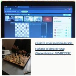Repetitorlar: Şahmat dərsləri - Fərdi və qrup şəklində tədris - Həftədə iki dəfə