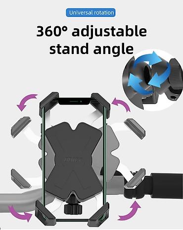 Велоаксессуары: Универсальный держатель холдер для телефона для велосипеда. вело — 6