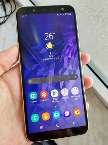 Mətbəx texnikası: Samsung j6 32gb. barmag izi face id islek. hecneyi deyismiyib hersey