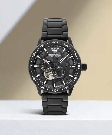 ucuz saatlar: Qol saatı, Emporio Armani, rəng - Qara