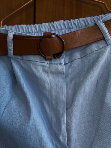джинсовые брюки: Повседневные брюки, Зауженные, Турция, Хлопок, Высокая талия, Осень-весна, XL (EU 42)
