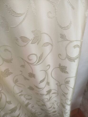 Pərdə və tüllər: İşlənmiş, Pərdə, rəng - Yaşıl, Pulsuz çatdırılma, Ödənişli çatdırılma, Rayonlara çatdırılma — 3