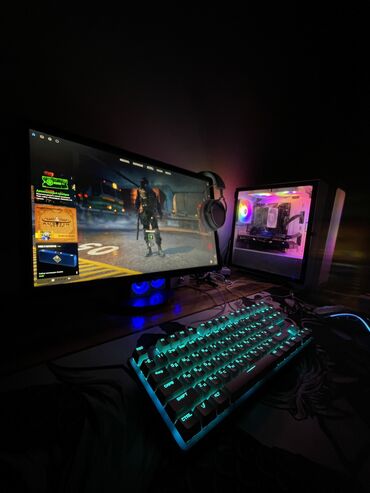 игровой пк комплект: Компьютер, ОЗУ 16 ГБ, Для работы, учебы, Новый, AMD Ryzen 5, AMD Radeon RX 6600, SSD