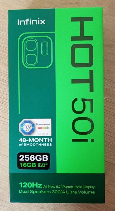 iphone x irshad telecom: Infinix HOT 50i, 256 GB, rəng - Qara