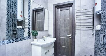 Посуточная аренда квартир: 2 комнаты, Кондиционер, Душевая кабина, Постельное белье — 15