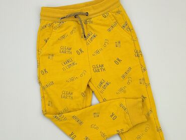 spodnie eleganckie z paskiem: Sweatpants, Cool Club, 7 years, 116/122, condition - Good