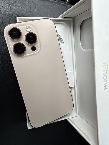 IPhone 16 Pro, Б/у, 256 ГБ, Natural Titanium, Коробка, 89 % at lalafo.kg IPhone 16 Pro, Б/у, 256 ГБ, Natural Titanium, Коробка, 89 %
