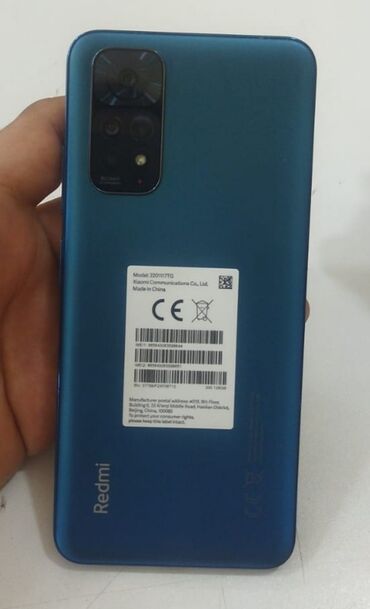 Redmi: Redmi Note 11, 64 GB, rəng - Göy, İki sim kartlı