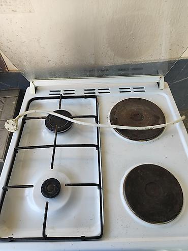 type 1: Газовая печь, Beko, Б/у, Встраиваемая, цвет - Белый, Полная оплата — 3