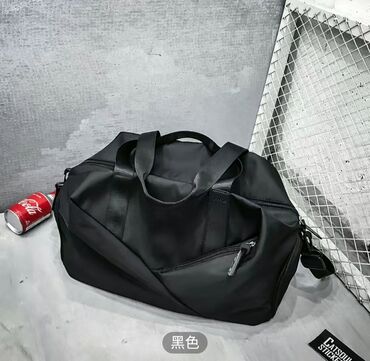 Сумки: Новая сумка дорожная/спортивная вместительная цвета: черный, серый