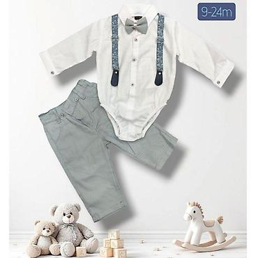 espadrile bele: Komplet sa tregerima sivi 09–24 meseci – 1+ godina Šifra proizvoda — 1