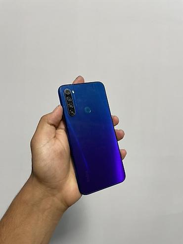 note 3: Redmi, Redmi Note 8, Б/у, 64 ГБ, цвет - Синий, 2 SIM — 1