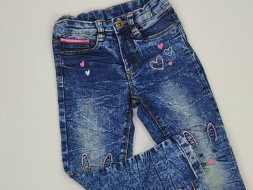 bluza z traktorem dla chłopca: Jeans, Little kids, 4-5 years, 110, condition - Perfect