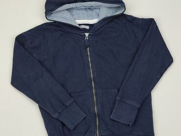 niebieski sweterek rozpinany: Bluza, Next, 9 lat, 128-134 cm, stan - Dobry