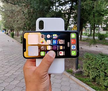 Apple iPhone: IPhone Xs, Б/у, 64 ГБ, Серебристый, Чехол, 100 % — 18