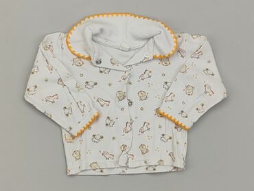 białe spodnie dziecięce: Sweatshirt, 0-3 months, condition - Good