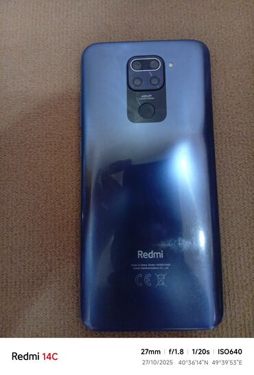 cib wifi qiymeti: Xiaomi Redmi (Model: M2003J15SG) - Rəng: mavi gövdə - Arxa kamera