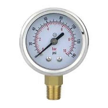 qlobus bar: MAIRUIKESI Professional Yüksək Təzyiq Manometri (0–600 Bar / 8600 PSI) — 1